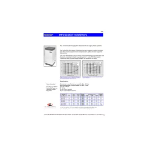 Stabilac Ultra Isolation Transformer