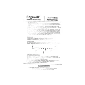 Regavolt 1200 series