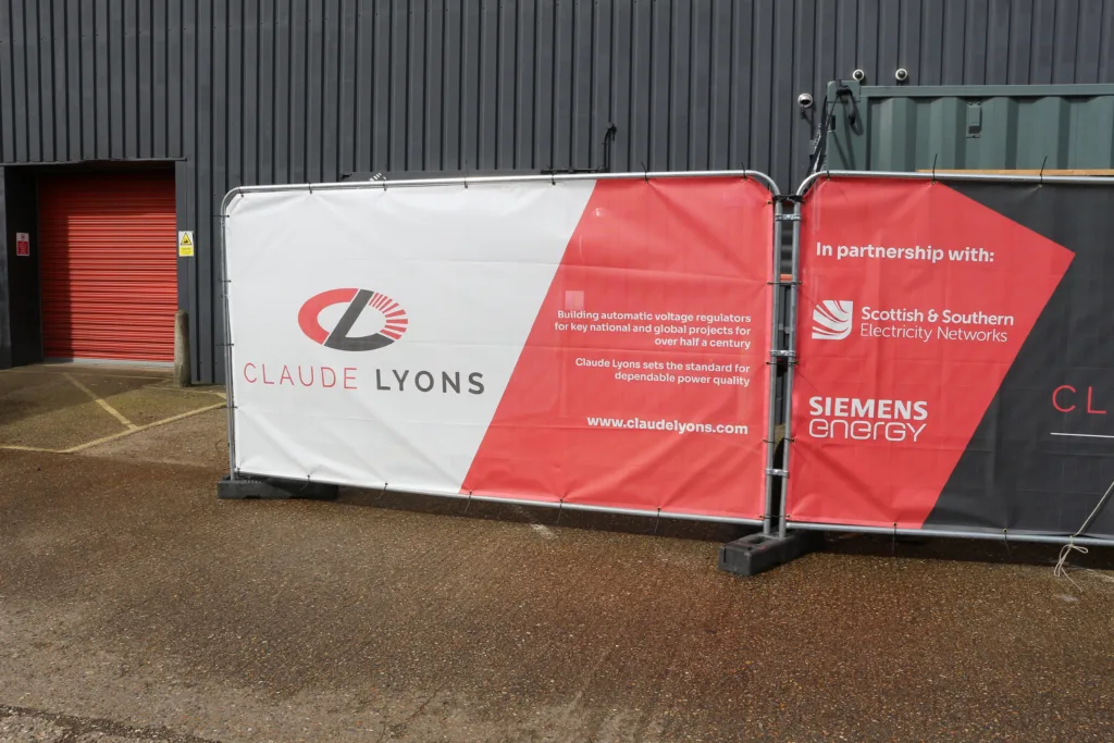 Claude Lyons AVR project banner in partnership with SSEN and Siemens Energy